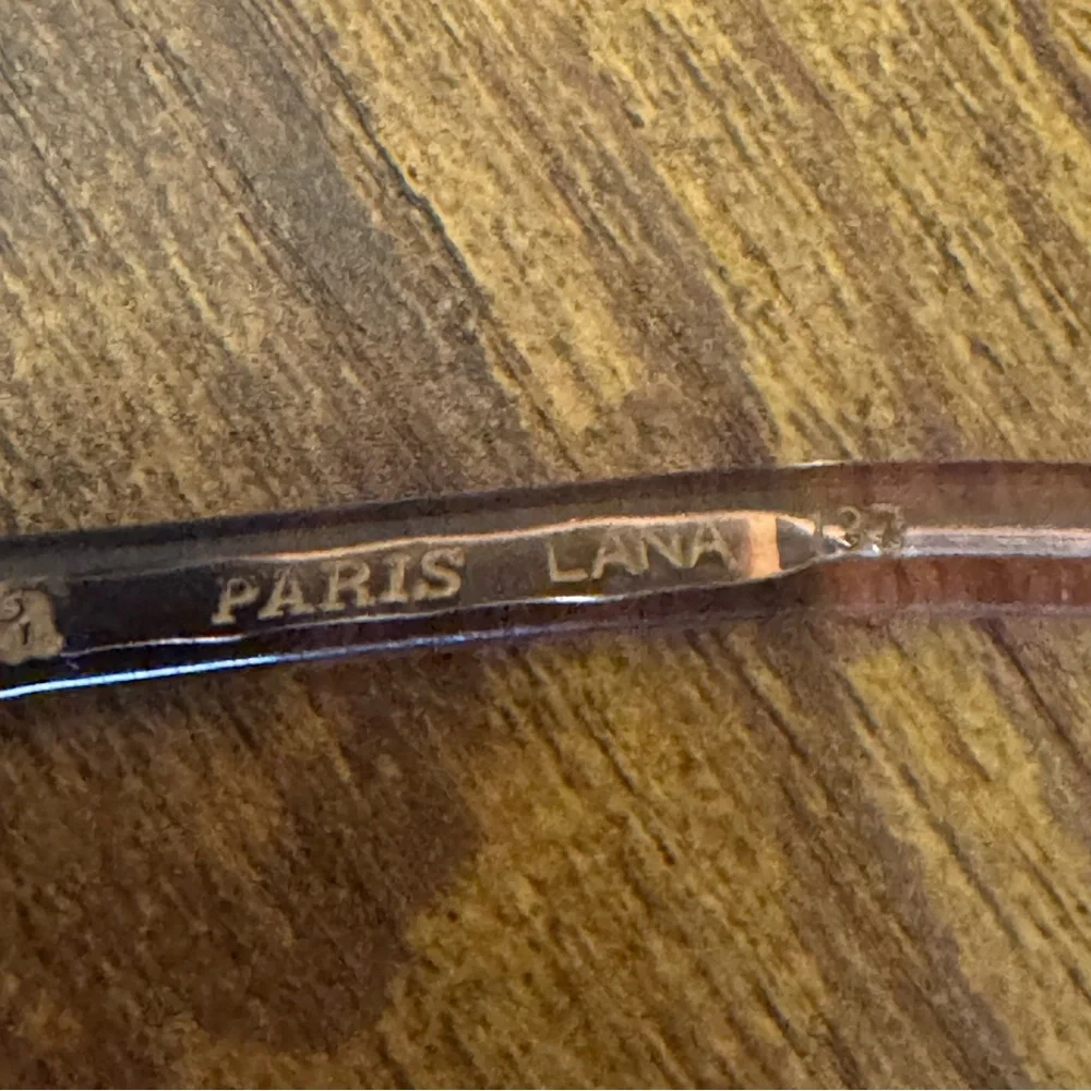 CARITA‎ Paris Lana Vintage French Eyeglass Frames Plum Brown Oversized